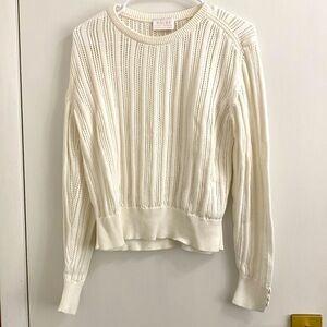 Poles Madison Montagut white sweater